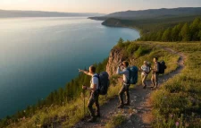 Лучшие пешие походы 2025 на Байкале: остров Ольхон в ледовый сезон