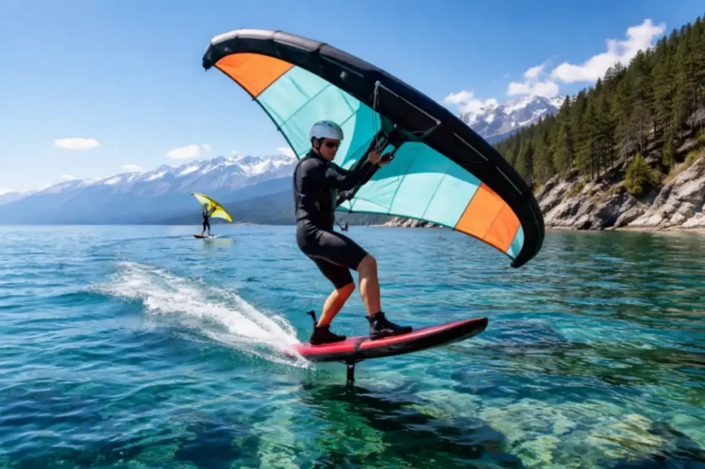 Вингфойл на Байкале: новый тренд водного спорта
